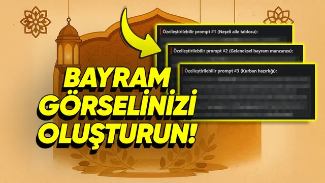 ChatGPT ile Bayram Kutlama Görseli Oluşturma
