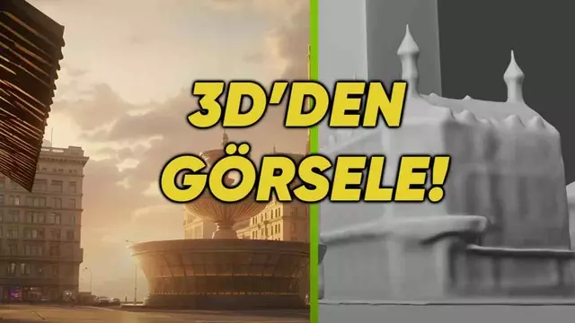 NVIDIA, 3D Sahneleri Suni Zekâ Görsellerine Dönüştüren Yeni Bir Vasıta Tanıttı 1 NVIDIA, 3D Sahneleri Yapay Zekâ Görsellerine Dönüştüren Yeni Bir Araç Tanıttı