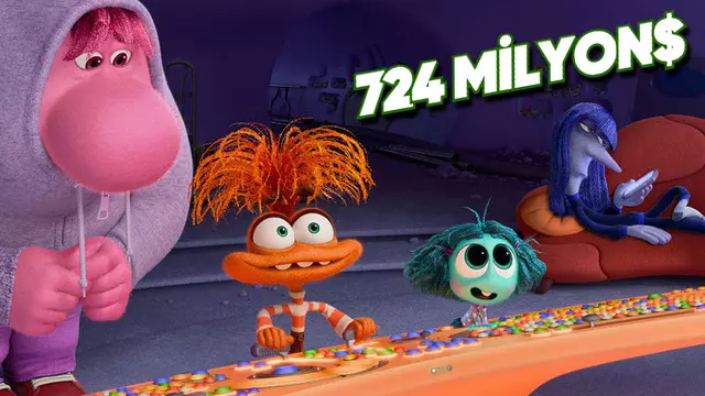 Inside Out 2, 2024'ün En İyi Hasılat Yapan Filmi Oldu