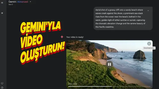 Google'ın Video Oluşturma Modeli Veo 2, Gemini'a Geldi