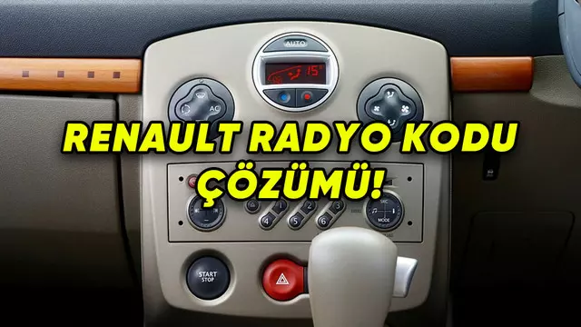 Renault Radyo Kodu Nasıl Girilir? [Güncel]