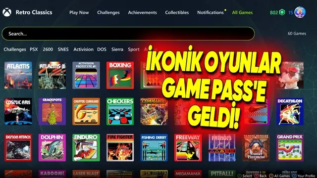 Game Pass Kütüphanesine 50'den Fazla Klasik Oyun Eklendi