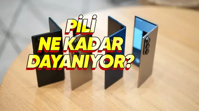 Samsung Galaxy Z Fold 7 Pil Testine Girdi