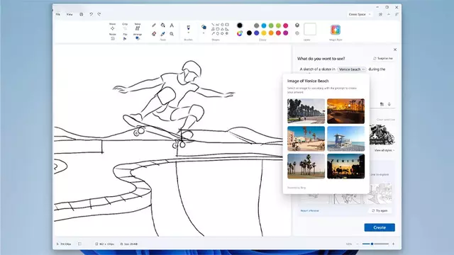 Windows'un Paint Uygulamasına Yapay Zekâ Desteği Geliyor