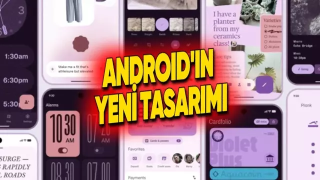 Android'in Yeni Tasarımının Ekran Görüntüleri Sızdırıldı
