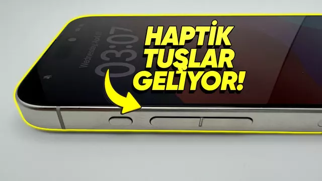 Apple, Haptik Tuşlara Sahip iPhone Üzerinde Çalışıyor