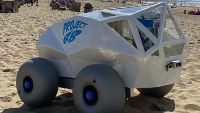 Sahilde İzmarit Toplayan Robot Geliştirildi