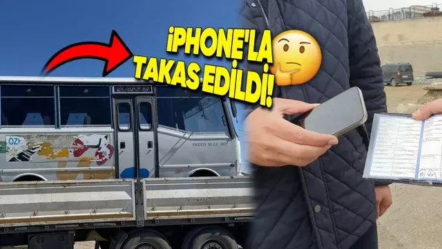 Bir Vatandaş, Midibüsünü iPhone 15 Pro ile Takas Etti!