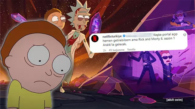 Netflix Rick and Morty’nin 6. Sezonu 1 Aralık'ta Yayında!