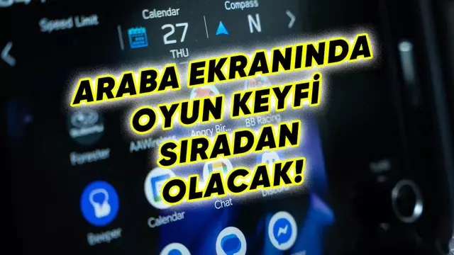 Android Oyunlar Otomobil Ekranlarına Geliyor!