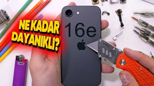 iPhone 16e Sağlamlık Testine Girdi [Video]