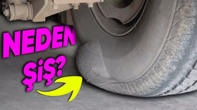 Araba Lastiğindeki Anormal Şişkinlik Ne Anlama Geliyor?