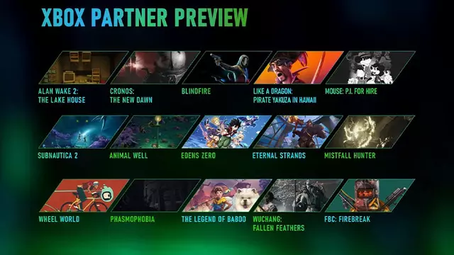 Xbox Partner Preview Tüm Duyurular