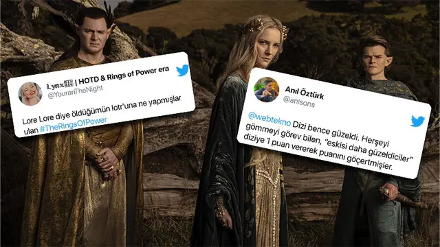 Güç Yüzükleri Dizisi, Yayınlandığı Gibi Topa Tutuldu
