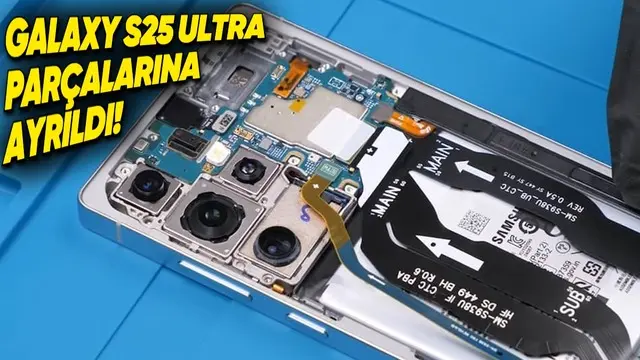 Samsung Galaxy S25 Ultra Parçalarına Ayrıldı