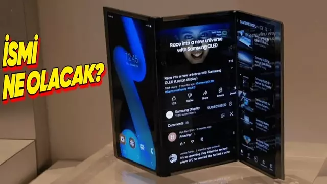 Samsung'un 3'e Katlanan Telefonunun İsmi Ortaya Çıktı! 1 Samsung'un 3'e Katlanan Telefonunun İsmi Ortaya Çıktı!