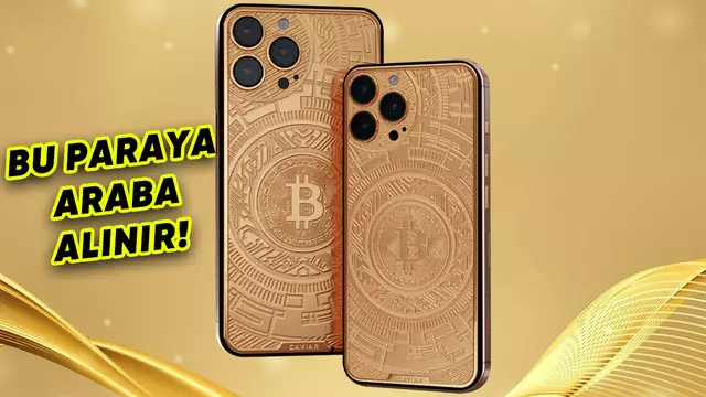 Caviar'dan iPhone 16 Pro İçin Bitcoin Temalı Hususi Tasarım 1 Caviar'dan iPhone 16 Pro İçin Bitcoin Temalı Özel Tasarım
