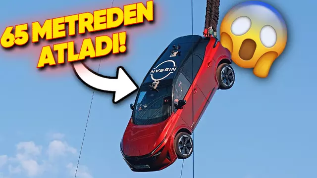 Nissan Qashqai, Bungee Jumping Yaptı!