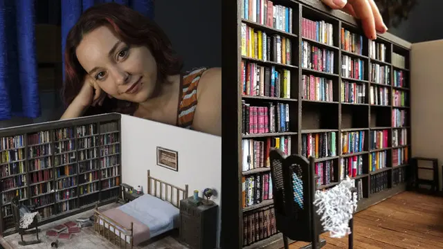 Film Sahnelerini Minyatürle Yapan Karina'nın Eserleri