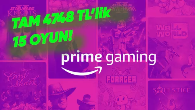 Prime Day Ücretsiz Oyunlar Temmuz 2024