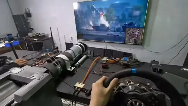 World of Tanks Oynamak İçin Ev Yapımı Tank Simülatörü [Video]