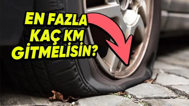 Patlak Bir Lastikle En Fazla Ne Kadar Yol Gidebilirsiniz?