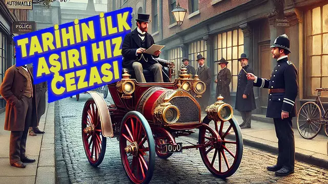 Tarihte Yazılan İlk Aşırı Hız Cezasındaki Otomobil Hızı