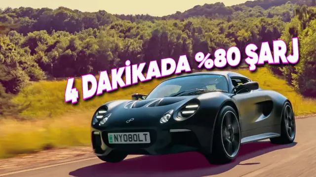 4 Dakika Şarjla 193 Km Menzil Sunan Batarya