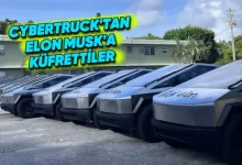 Bir Kişi, ABD'de Onlarca Cybertruck'ı Boyadı, Elon Musk'a Küfretti
