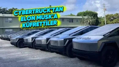 Bir Kişi, ABD'de Onlarca Cybertruck'ı Boyadı, Elon Musk'a Küfretti