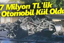 97 Milyon TL'lik Otomobil, Durup Dururken Alev Aldı [Video]
