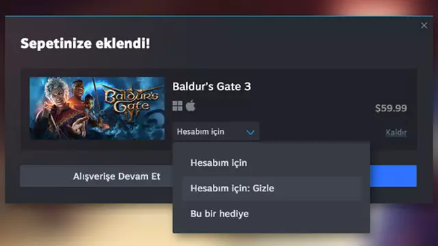 Steam'e Oyun Gizleme Özelliği Geliyor