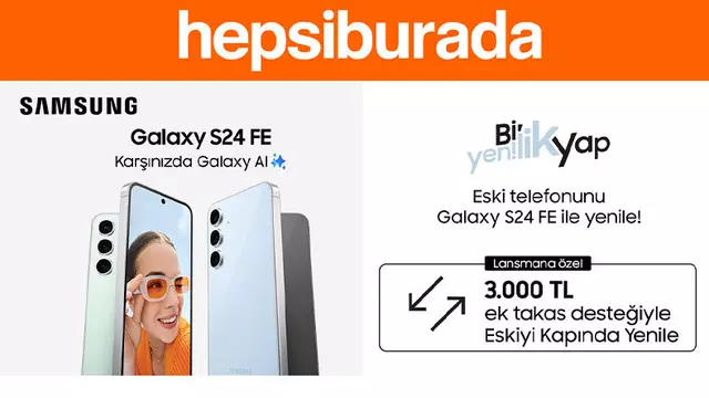 Samsung Galaxy S24 FE Hepsiburada'da