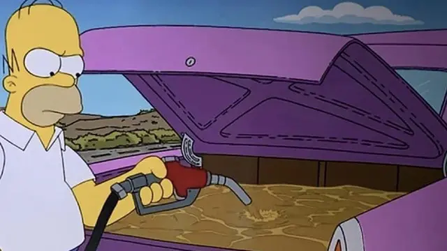 Simpsons Birleşik Krallık'taki Yakıt Kıtlığını Tahmin Etmiş