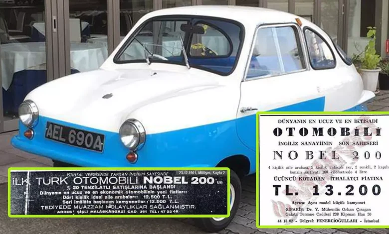 "İlk Türk Otomobili" Olduğu Söylenen Ancak Pek Bilinmeyen Gizemli Araba: Nobel 200