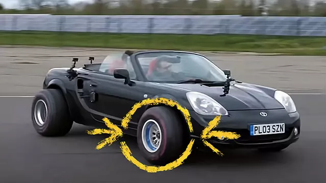 Normal Bir Arabaya Formula 1 Lastikleri Taksak Nolur?