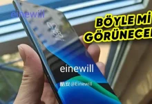 Xiaomi'nin Tuşsuz Telefonunun Tasarımı Paylaşıldı