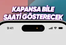 iPhone'lar Şarjı Bitse Bile Saati Gösterecek