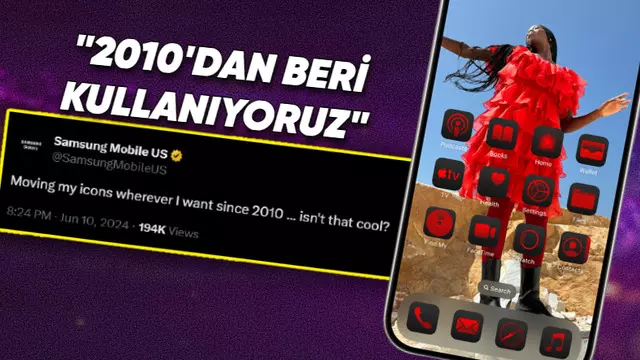 Samsung, Apple'ın iOS 18'deki Özelliğiyle Dalga Geçti