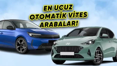 Türkiye'deki En Ucuz Otomatik Vites Otomobiller [Güncel]