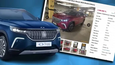 3.5 Milyon TL'ye İkinci El Togg ilanına Soruşturma!