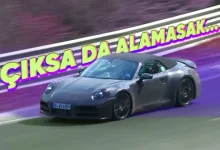 Makyajlı Porsche 911 Cabrio Sürüş Testlerinde Görüntülendi