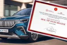 Togg T10X, TİP Onay Belgesi Aldı