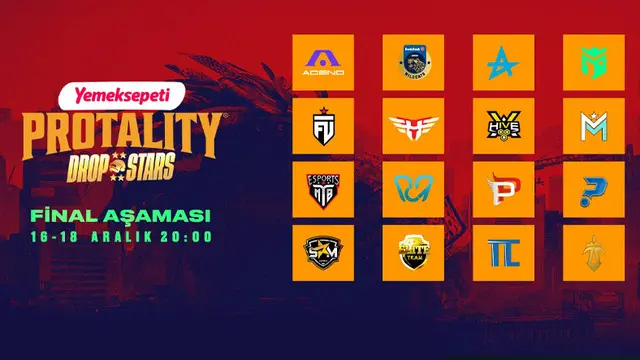 PUBG Yemeksepeti Protality Dropstars Finalleri Başlıyor 1 PUBG Yemeksepeti Protality Dropstars Finalleri Başlıyor