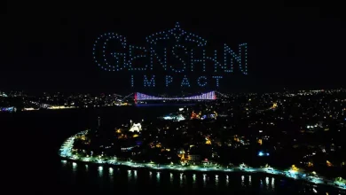 Genshin Impact İçin İstanbul Semalarında Drone Gösterisi
