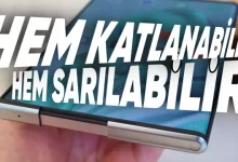 Samsung'un Katlanabilir-Sarılabilir Telefonu Ortaya Çıktı