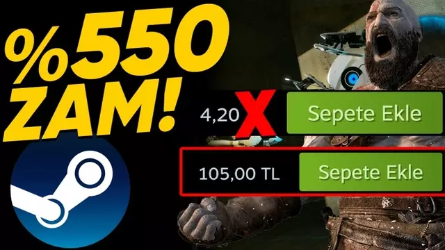 Steam Oyun Fiyatlarına Çok Büyük ZAM Geliyor [Video]