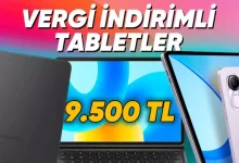 Öğrenciysen İzle: 9500 TL Altı Vergi İndirimli 5 Tablet!