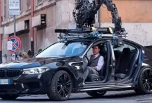 Tom Cruise, Kapısız Bir BMW M5 Kullanırken Görüntülendi