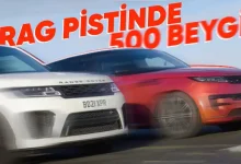 Yeni Land Rover Range Rover Sport ve SVR Drag Yarışı Video